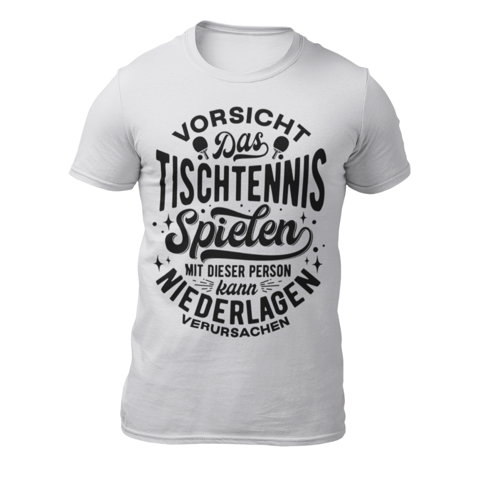 Vorsicht das Tischtennisspielen...