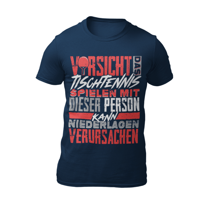 Vorsicht: Tischtennis-T-Shirt für echte Champions