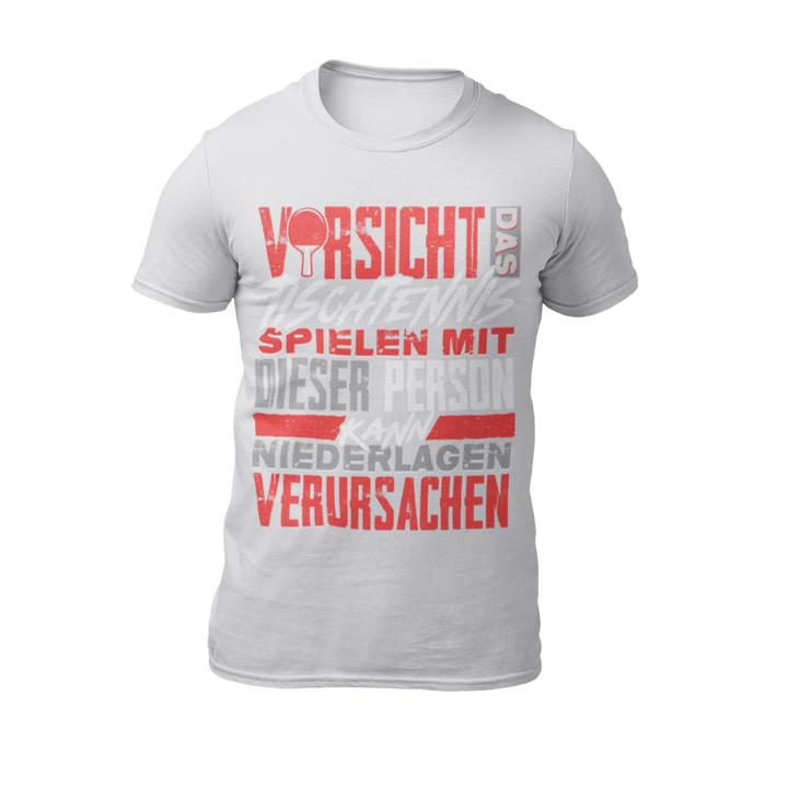 Vorsicht: Tischtennis-T-Shirt für echte Champions