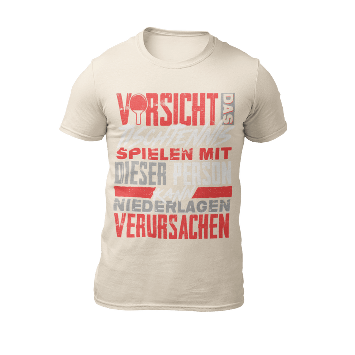 Vorsicht: Tischtennis-T-Shirt für echte Champions